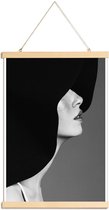 JUNIQE - Posterhanger In Vogue -30x45 /Wit & Zwart