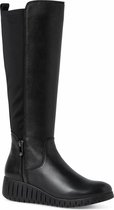 Marco Tozzi Dames Laarzen 2-2-25614-27 096 zwart F-breedte Maat: 36 EU