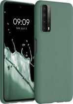 kwmobile telefoonhoesje voor Huawei P Smart (2021) - Hoesje voor smartphone - Back cover in dennengroen