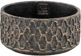 PTMD Jarra Ronde Bloempot - H12 x Ø25 cm - Cement - Goud