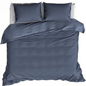 Byrklund Just 1 Color Dekbedovertrek - Tweepersoons - Katoen - Jeans Blauw - 200x220 cm