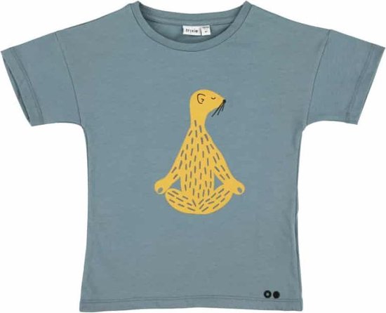 Trixie T-shirt Whippy Weasel Junior Katoen Groen Maat 116