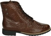 Durea 9709 K - Volwassenen VeterlaarzenHalf-hoge schoenen - Kleur: Cognac - Maat: 41