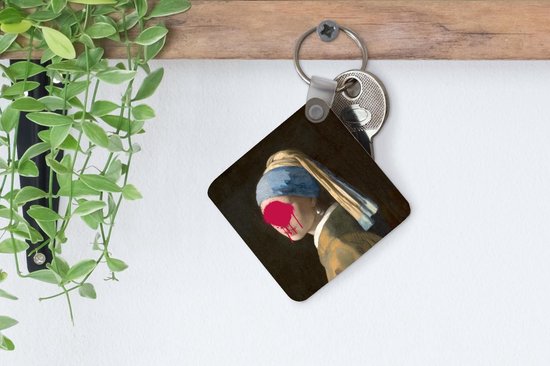 Porte-clés - Boucle d'oreille fille à la perle - Vermeer - Art - Plastique