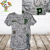 Kinder T-shirt US army grijs -s&C-122/128-t-shirts jongens