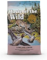 Kattenvoer Taste Of The Wild Lowland Creek Volwassen Eend 6,6 kg
