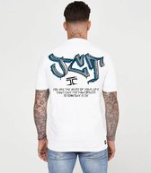 JORCUSTOM Graffiti Slim Fit T-Shirt - Wit - Volwassenen - Maat M