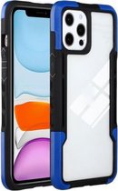 TPU + pc + acryl 3 in 1 schokbestendige beschermhoes voor iPhone 13 Pro (blauw)