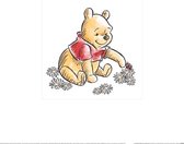 Disney Poster - Winnie The Pooh Love Nature - 30 X 30 Cm - Geel