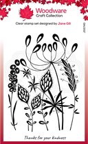 Woodware Clear stamp - AchtergRonden vintage - A6 - Polymeer