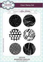 Stempel - Creative Expressions - Artist trading clear stamp set A5 inverted circle