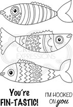 Stempel - Creative Expressions - Clear stamp set - Swimming fish