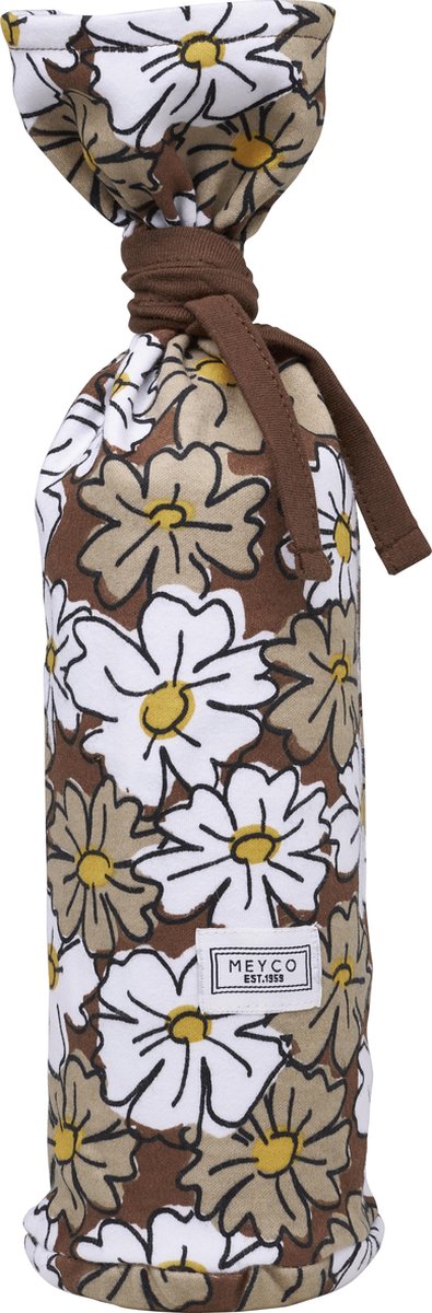Goedkoopste Meyco Baby Vintage Flower kruikenzak - chocolate