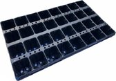 5 x Zaaitray  32 gaats 53cm x 31.5cm x 7cm  ( Gat 6cm x 6cm ) - Zaaibak - Stektray - Kweekbak - Moestuin - Stevig - Herbruikbaar