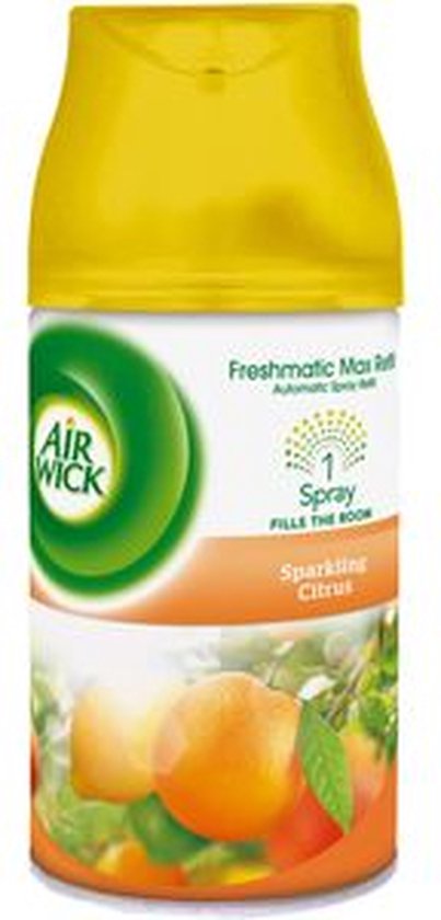 AIRWICK AIRWICK FRESHMATIC MAX NAVULLING PURE FRESH LENTEDAUW 250 ML. 250 ML