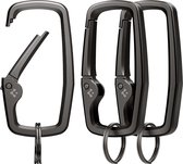 Spigen Karabijnhaak - rugged design - kleur zwart - 3 stuks