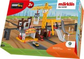 speelset bouwplaats station junior geel/grijs