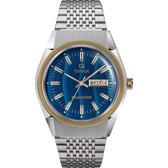 Timex Q Reissue TW2T80800 Horloge - Staal - Zilverkleurig - Ø 36 mm