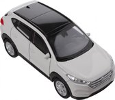 schaalmodel Hyundai Tucson 1:34 wit 11 cm