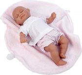 babypop Alba 30 cm met deken roze