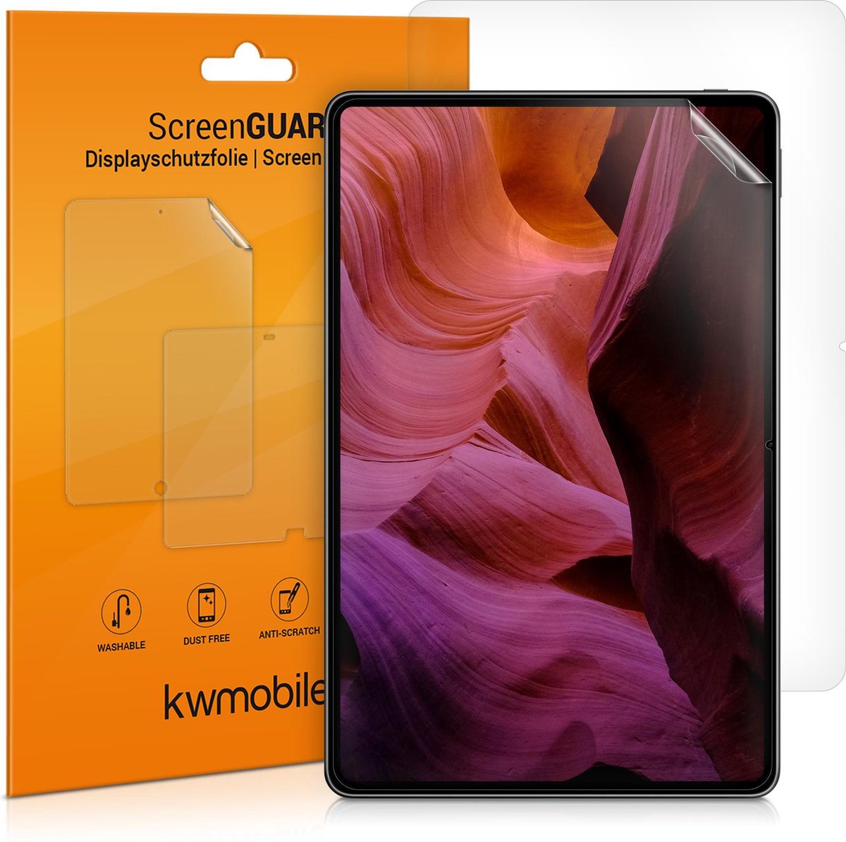 kwmobile 2x beschermfolie voor Huawei MatePad Pro 12.6 (2021) - Transparante screenprotector voor tablet