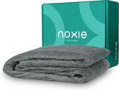 Noxie Premium Hoes voor Verzwaringsdeken Kind - Weighted Blanket Minky Duvet Cover - 100x150cm - Grijs