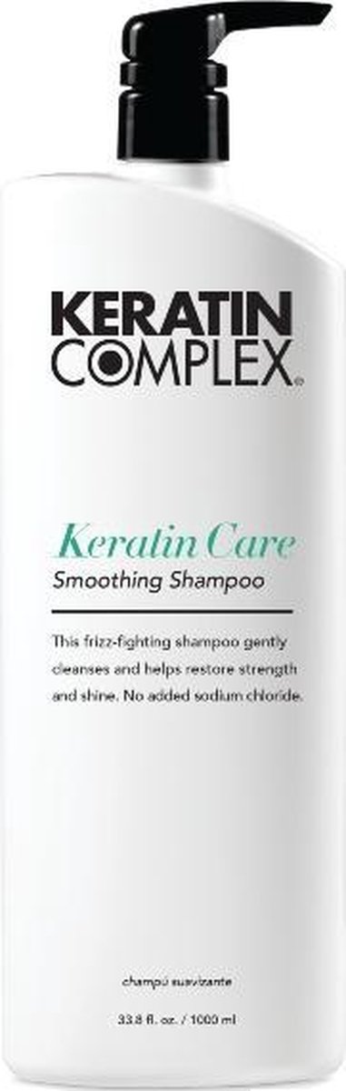 Keratin Complex Keratin Care Smoothing Shampoo - 1 liter - Normale shampoo vrouwen - Voor Alle haartypes - 1000 ml - Normale shampoo vrouwen - Voor Alle haartypes