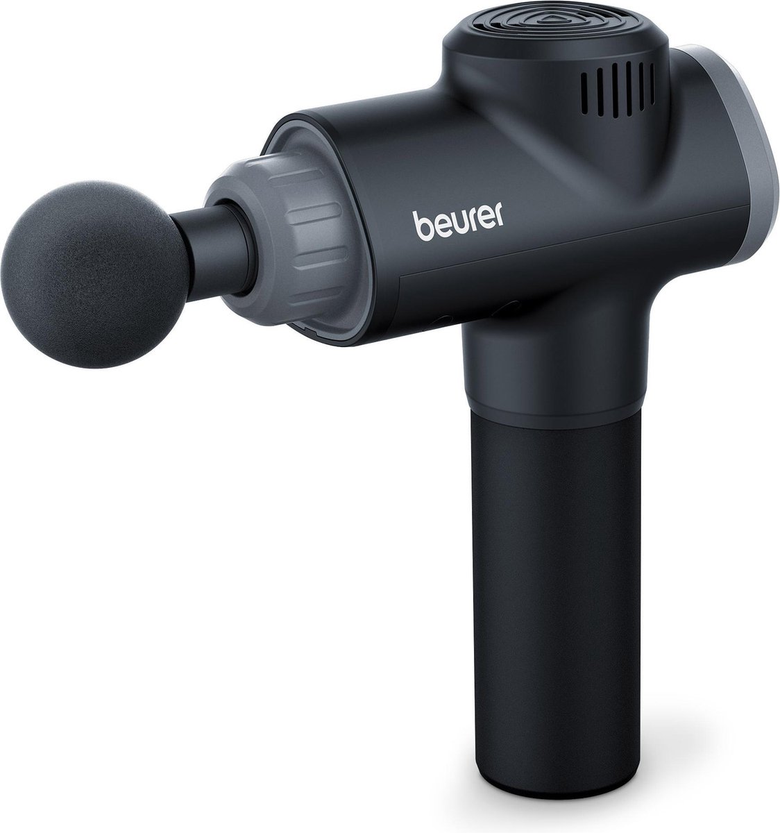 Afbeelding 2 van Beurer MG 180 Massage Gun - Massageapparaat - Triggerpoints - 4 Intensiteitsniveaus - Tot 3.200 impulsen per minuut - 6 Opzetstukken - Tot 3 uur draadloos gebruik - 3 Jaar garantie