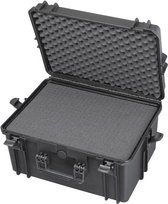 Gaffergear camera koffer 050H zwart trolley uitvoering  incl. plukschuim    -  43,700000  x 32,600000 x 32,600000 cm (BxDxH)