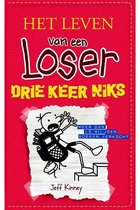 Boek cover Het leven van een Loser 11 -   Drie keer niks van Jeff Kinney (Hardcover)
