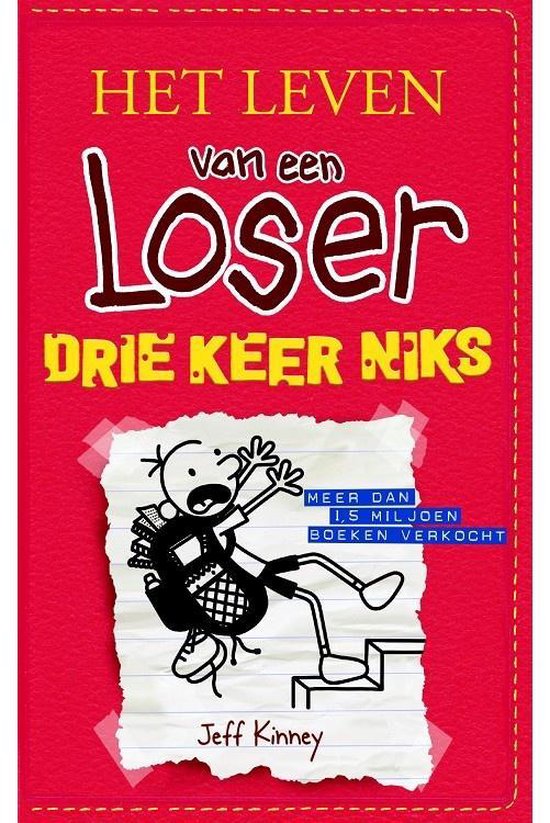 Boek cover Het leven van een Loser 11 -   Drie keer niks van Jeff Kinney