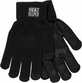 Heat Keeper gebreide sporthandschoenen voor kinderen - zwart - 5-8-Jaar