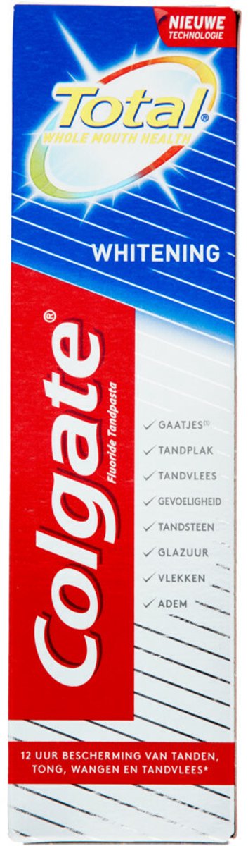 12x Colgate Total Tandpasta Whitening 75 ml