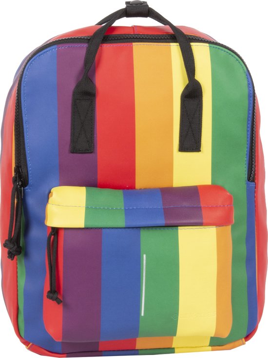 New Rebels Mart Chicago 18L Regenboog Rugzak Waterafstotend Laptop 13