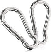 Lot De 4 Gros Mousquetons à Vis M8 Très Résistants, Grands