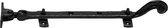 Raamuitzetter - Smeedijzer zwart - Gietijzer - Kirkpatrick - KP0857 177mm, inclusief 2 pennen