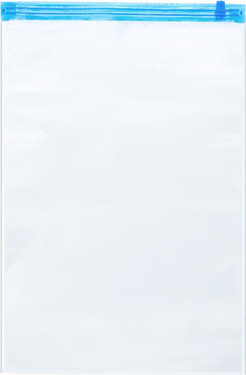 Intirilife 10x vacuümzakken in TRANSPARENT 35 x 50 - Vacuüm-opbergzakken Kledingzakken om met de hand op te rollen geschikt voor kleding, beddengoed en nog veel meer. Transparant
