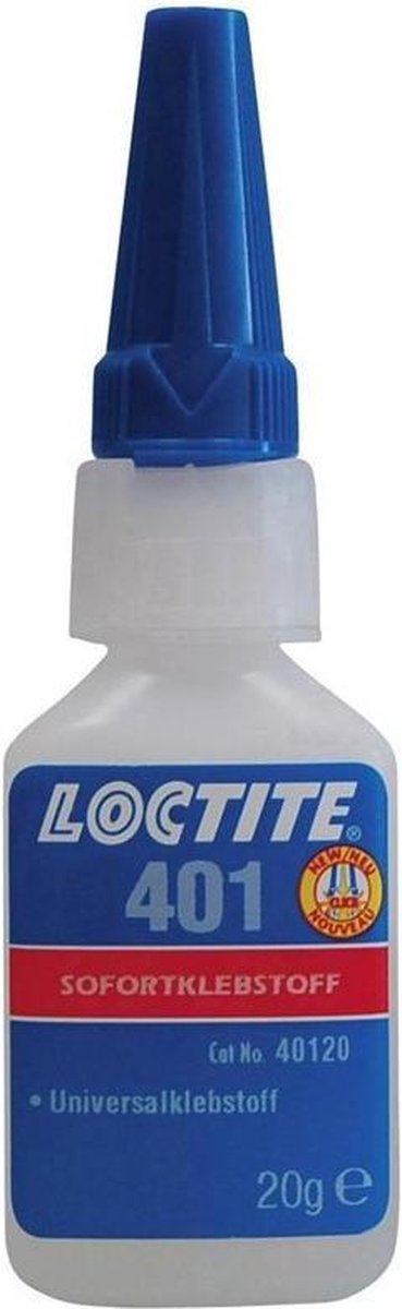 Colle cyanoacrylate multi-usages Loctite 401, loctite 401