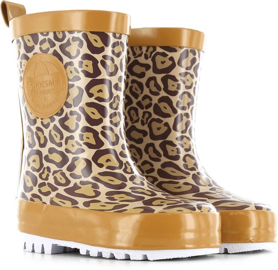 Regenlaarzen | Meisjes | Leopardo | Textiel | Shoesme | Maat 29 | bol