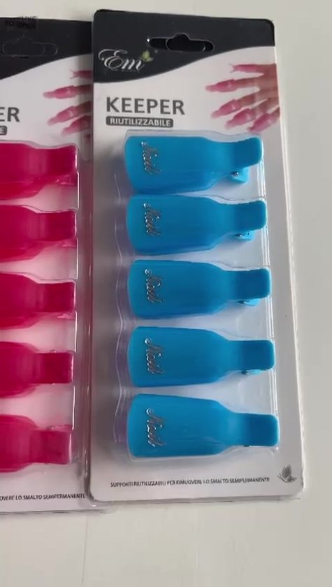 Nagelverlängerungs-Clips Set – 5 Stück Kurve C Für Gel & Acryl, Transparent & Farbig, Ideal Für Anfänger & Profis