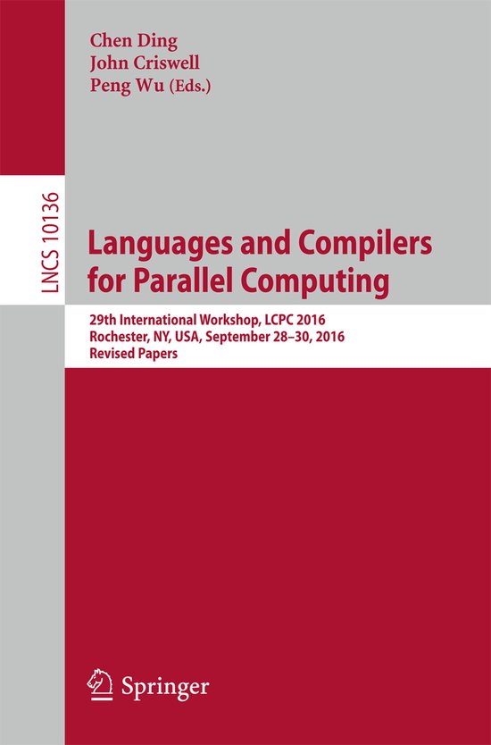 Languages and Compilers for Parallel Computing - cover