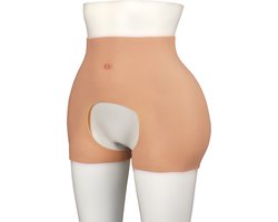 Bodysuit (kort model) - brede heupen en ronde billen - Crossdresser - Transgender - Mastectomie - Wearable body - kunstvagina - Femboy - Cosplay - vagina - 100% hypoallergene medische siliconen - Body4Everybody