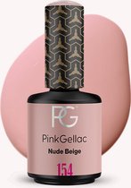Pink Gellac - Nude Beige - Gellak - Vegan - Nude - Glanzend - 15ml