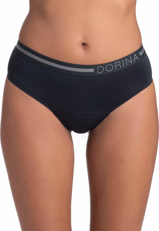 Dorina 2-pack - Menstruatie ondergoed - Hipster - 3XL - Zwart