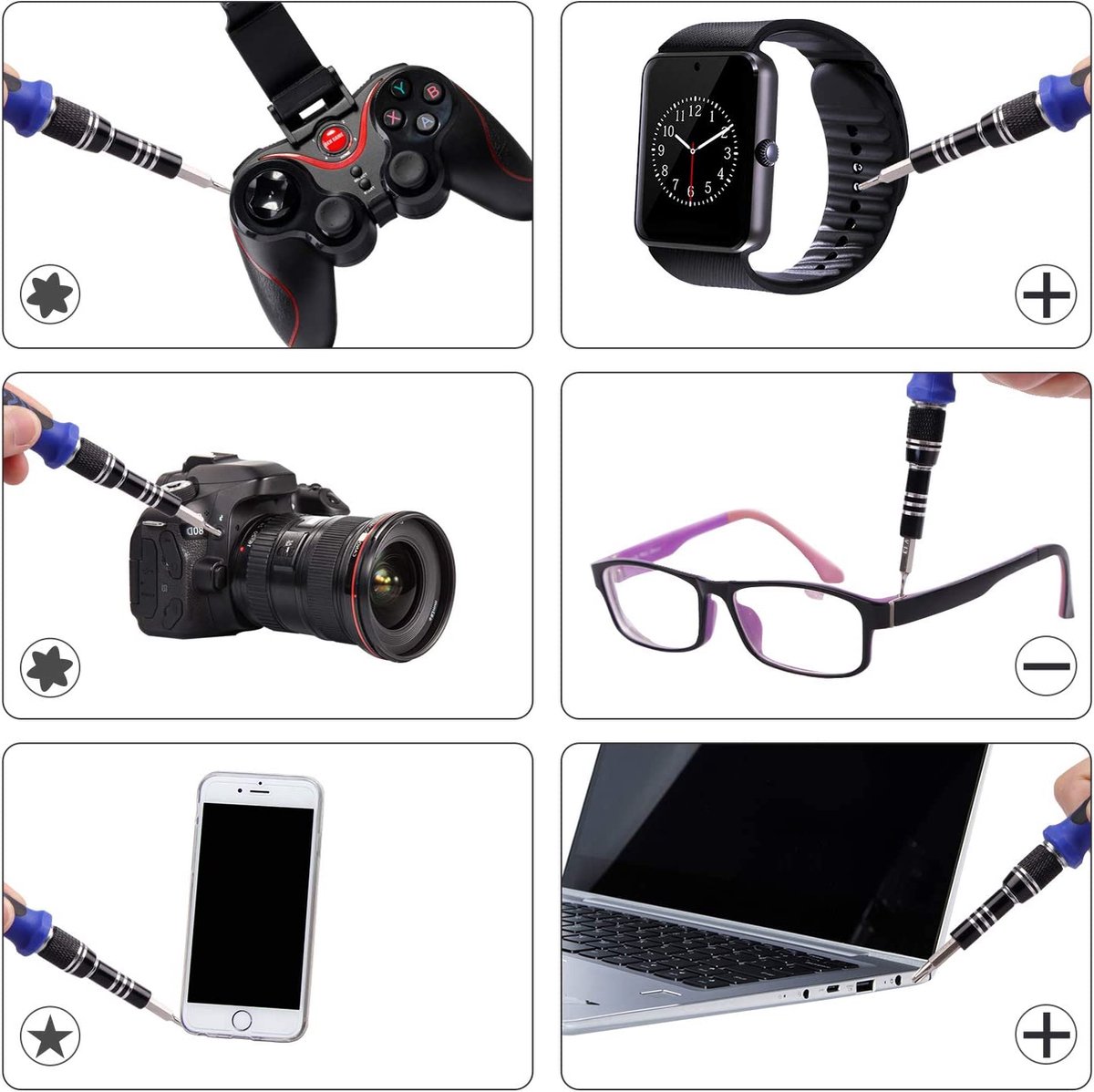 Computer Reparatur Kit, 122 in 1 Professionele Magnetische Laptop Schraubendreher Kit, Kleine Präzisions Schraubendreher Set, Mit Fall voor iPhone, Laptop, PC, Computer, Uhr, Ps4 DIY Handwerkzeuge