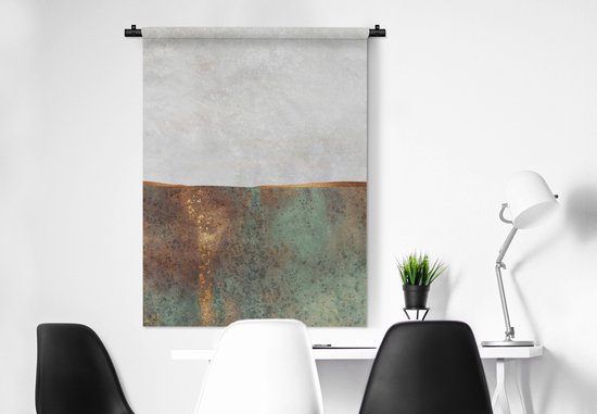 Tapisserie - Tapisserie - Abstrait - Luxe - Or - 90x120 cm - Tapisserie