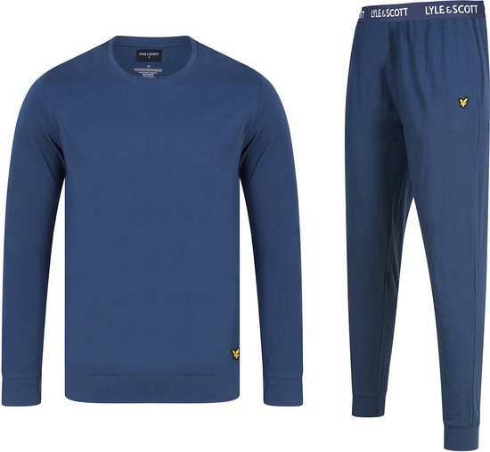 Lyle Scott Ensemble Cadeau Pyjama Pyjama Homme Blauw Taille M bol