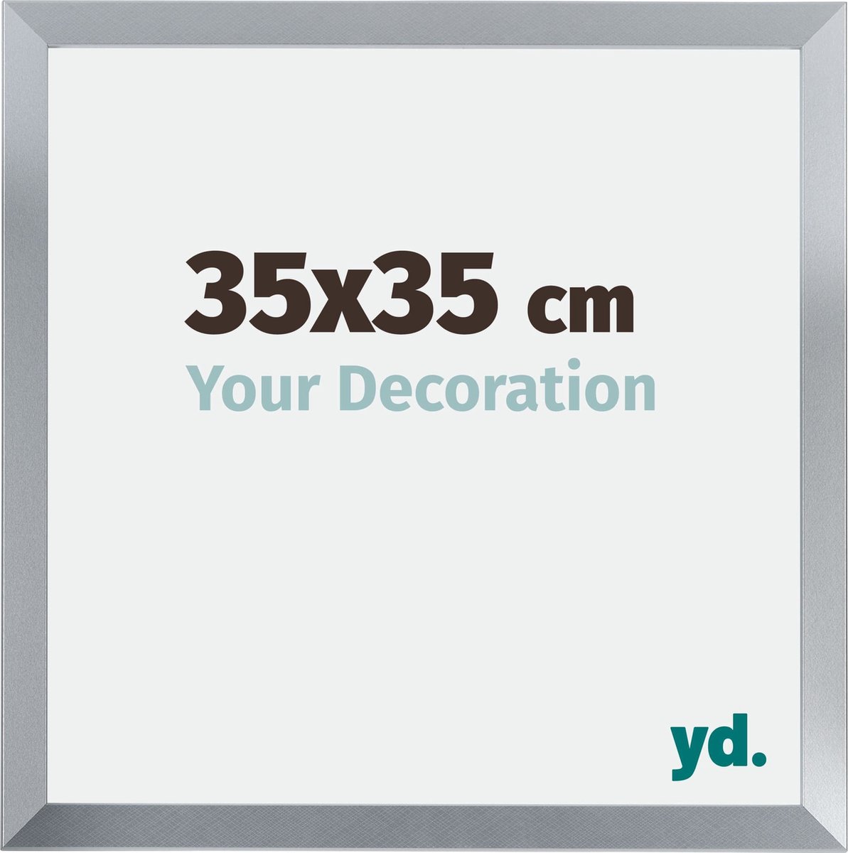 Your Decoration - Fotolijst 35x35 cm - MDF - Zilver Glans - Catania