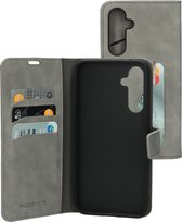 Mobiparts hoesje geschikt voor Samsung Galaxy A54 - Wallet/Boekhoesje - Eco Leer - Magneet Sluiting - Opberg vakken - Grijs