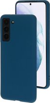 Mobiparts hoesje geschikt voor de Samsung Galaxy S21 - Siliconen - Blauw